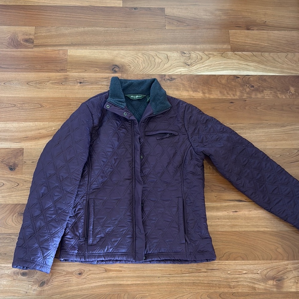eddie bauer Purple Quilted Jacket